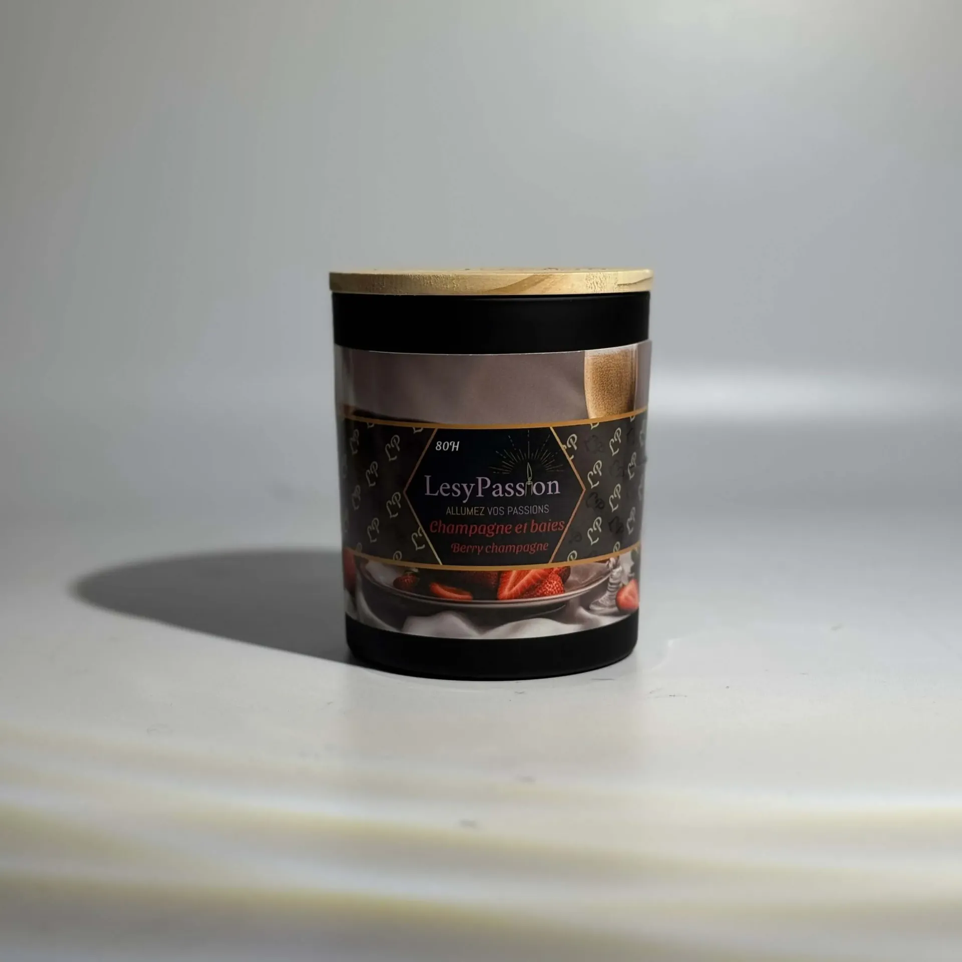 Champagne and berries