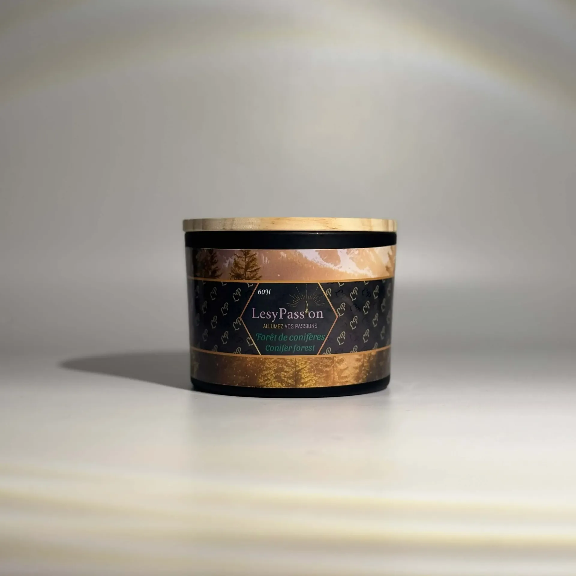 Forêt de conifères