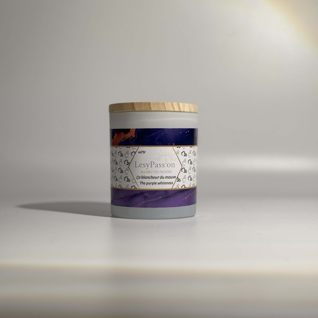 [Q997121-2] La blancheur du mauve (Mèche de bois (9oz))