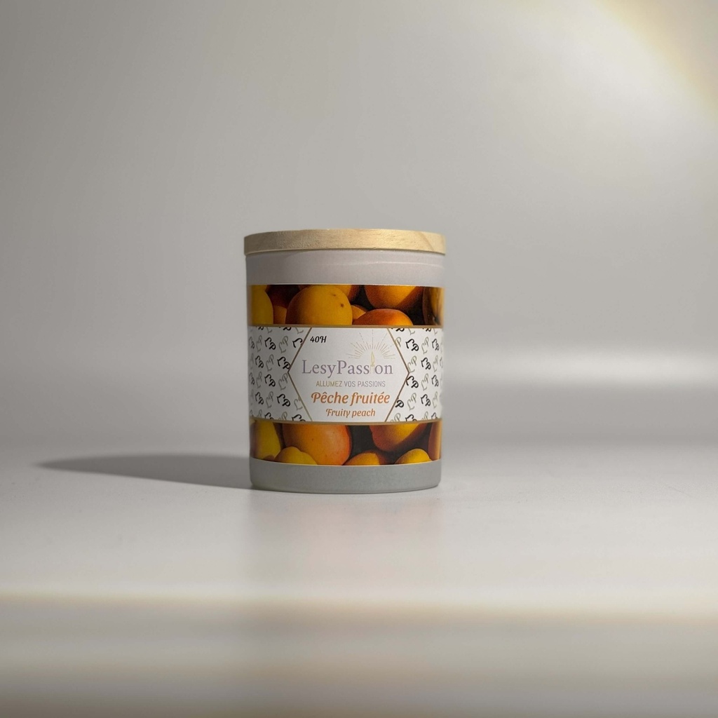 [751857G-2] Pêche fruitée (Mèche de bois (9oz))